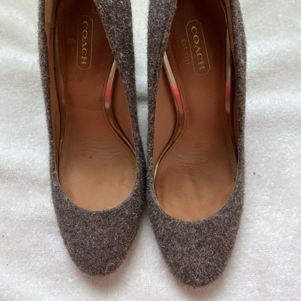 Coach Ophelia pump sand/Bordeaux shoes